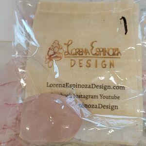 Rose Quartz Tumble stone  sealed in package not touched